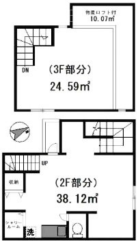 ミッキーハウス南青山202 間取り図