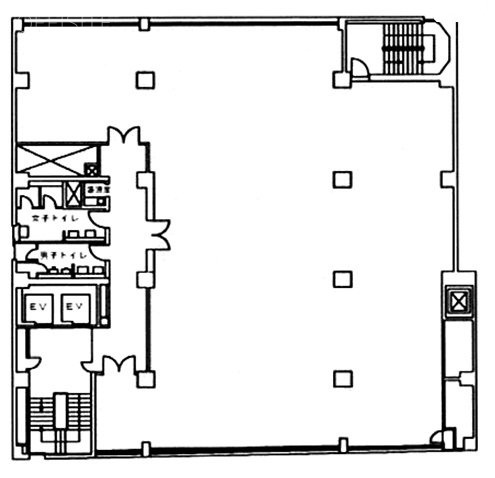 浜松町清和ビル6F 間取り図