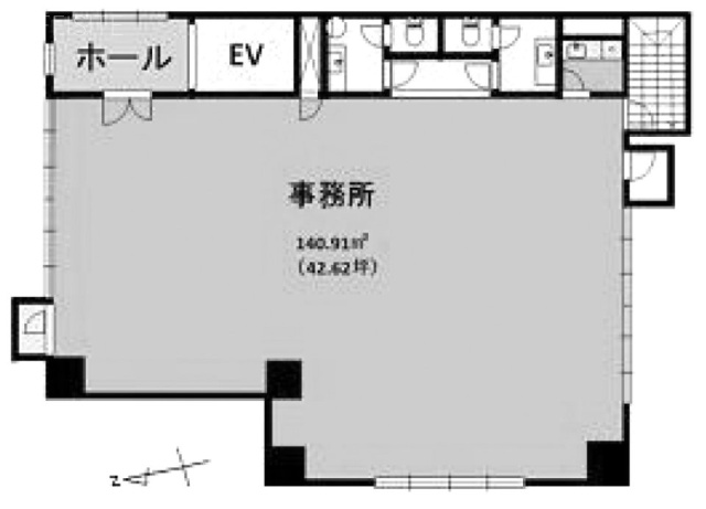 青山MSビル5F 間取り図