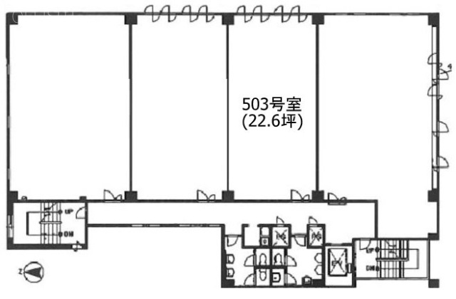 アーベインSTK栄町(天幸61)503 間取り図