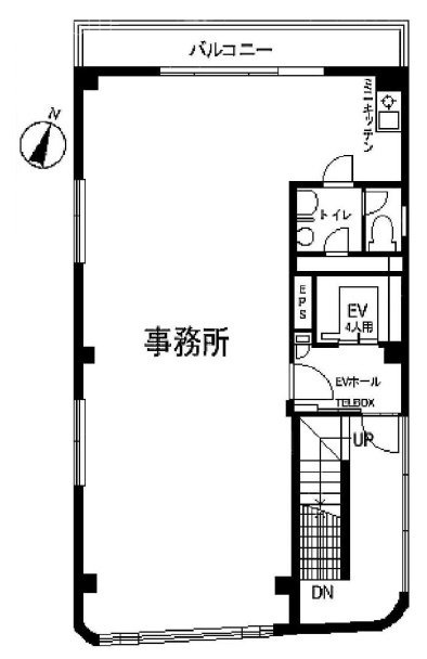 ルネ代々木上原3F 間取り図