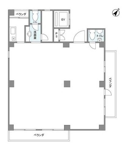 エビスKATOHビル7F 間取り図
