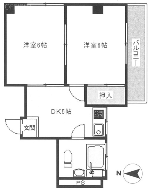 松屋ビル305 間取り図