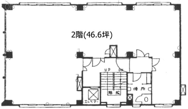 富士ビル2F 間取り図