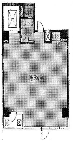 新富太陽ビル2F 間取り図