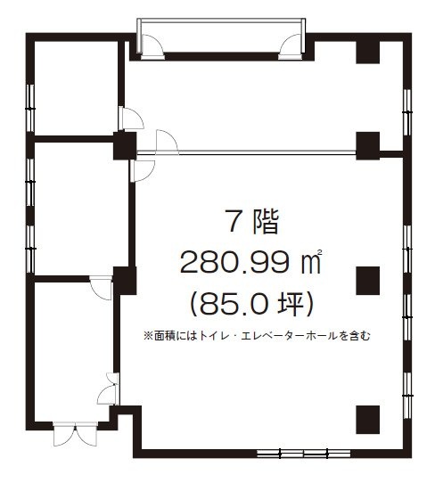 セイショウ日本橋ビル7F 間取り図