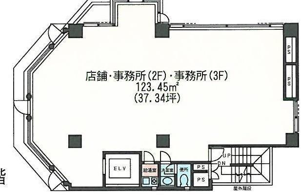 南青山ビル2F 間取り図