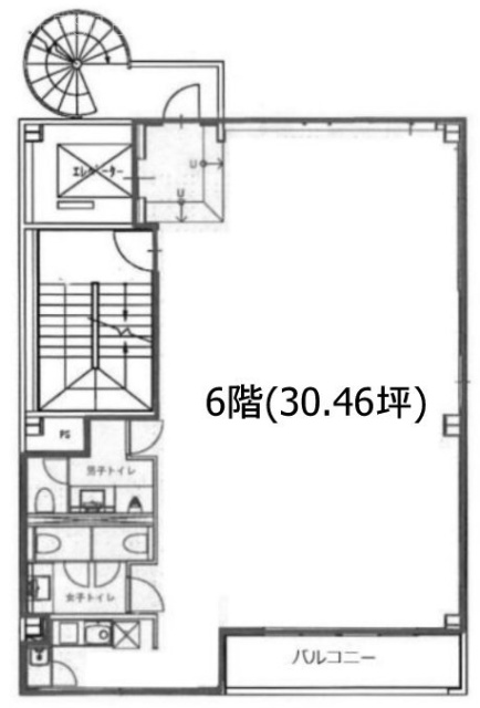 NTMビル6F 間取り図