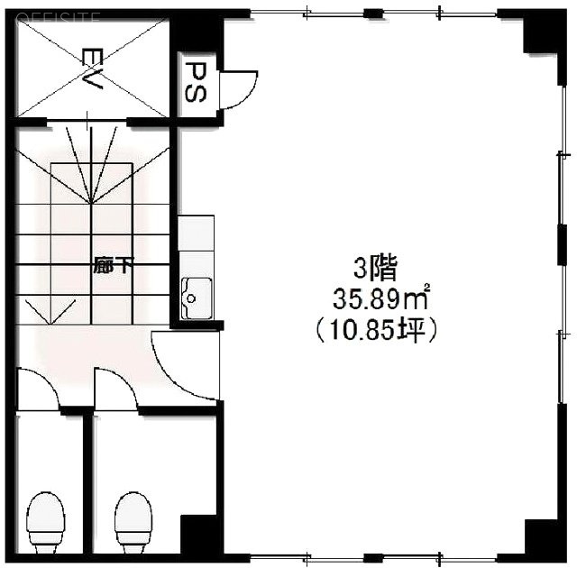 インテリジェンスビル3F 間取り図