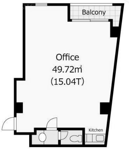 ベルジュール麻布302 間取り図