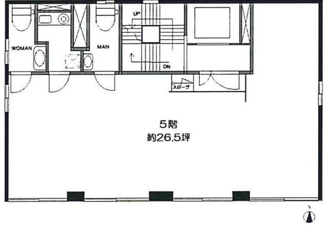 太田ビル5F 間取り図