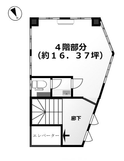 久川ビル4F 間取り図