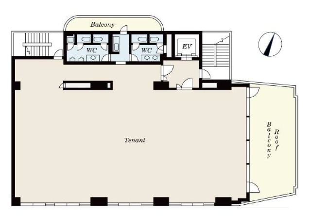 広尾ONビル3F 間取り図