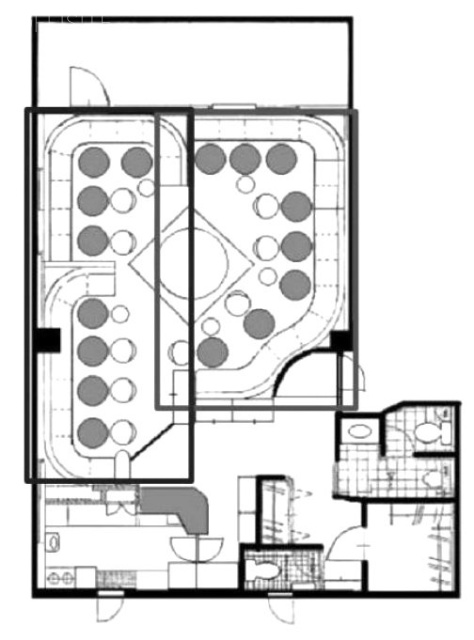 TS池之端ビル5F 間取り図