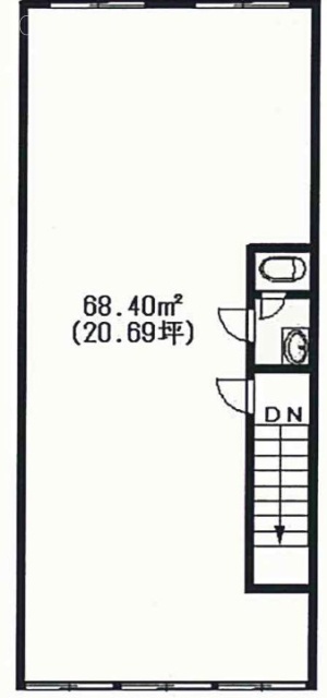 タカノ第四ビル2F 間取り図