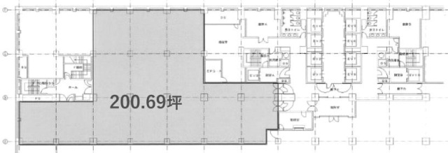 カナルサイドビルB1F 間取り図