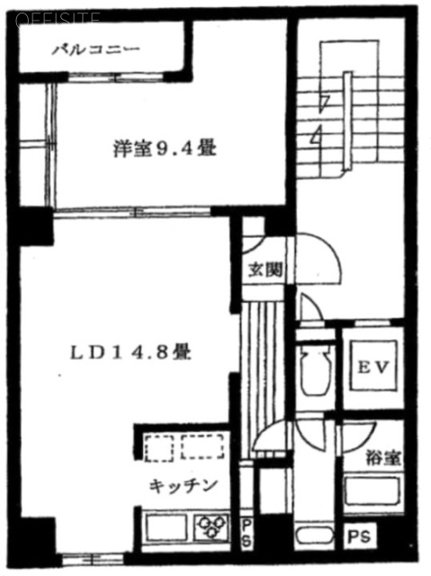 FUSEビルⅡ301 間取り図