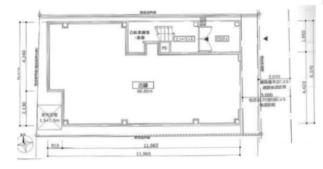 (仮)第四稲荷ビル101 間取り図