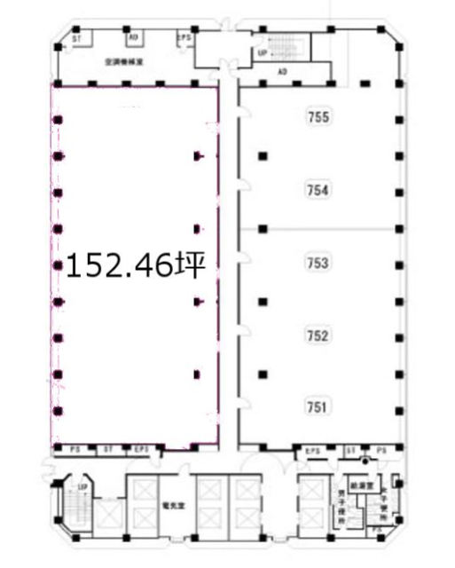 新青山ビル東館19F 間取り図