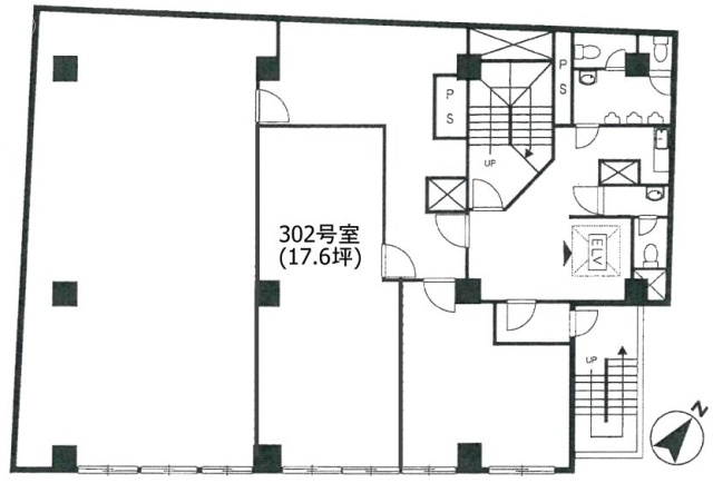 合同ビル302 間取り図