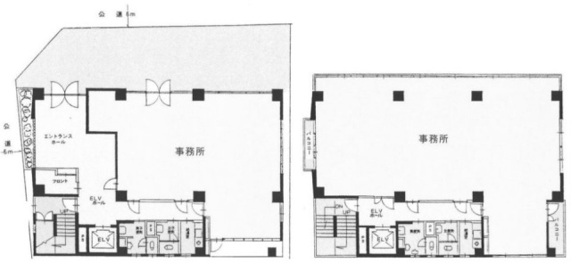 グッドフィールドビル1F～6F 間取り図