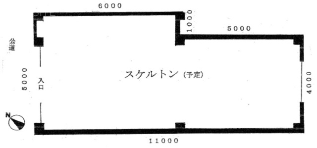 白石ビル1F 間取り図