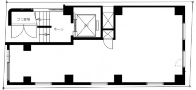 mビル1F 間取り図