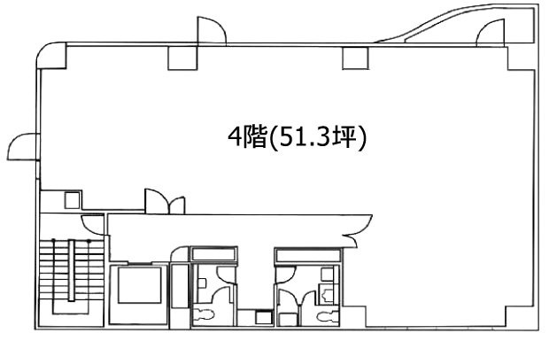 スプラウト日本橋浜町401 間取り図