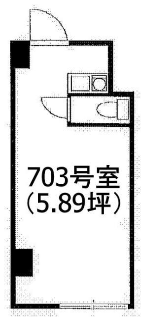 ワコーレ新宿第一ビル703 間取り図