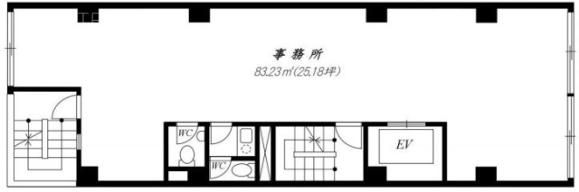 小網町プロサイドビル6F 間取り図