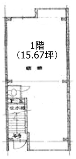 坂本ビル1F 間取り図