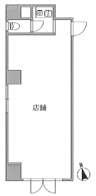 グランディール広尾1F 間取り図