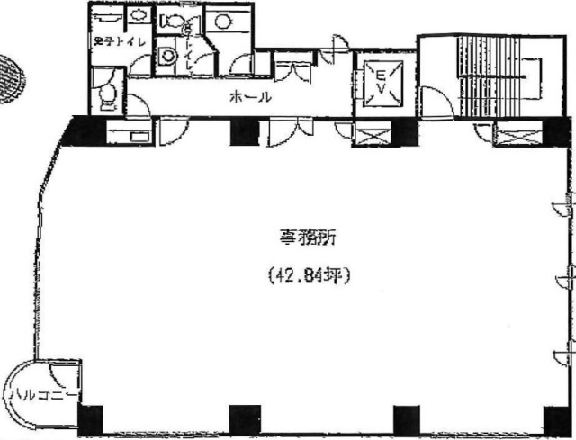 MR(エムアール)ビル2F 間取り図