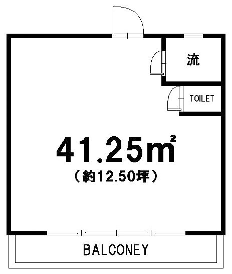 青南ハイツビル102 間取り図