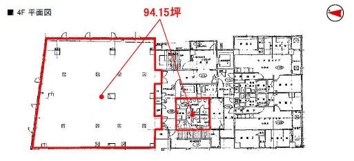 KDX中野坂上ビル4F 間取り図