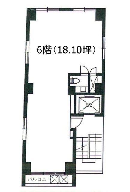 日暮里SKビル6F 間取り図