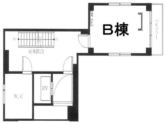 油商会館ビルB 間取り図