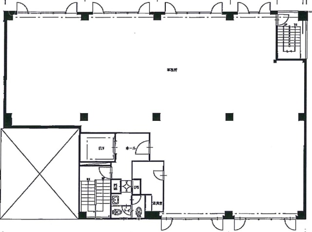 ワイズ神南ビル4F 間取り図