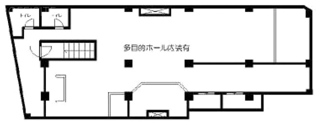 インペリアル六本木2号館S021A 間取り図