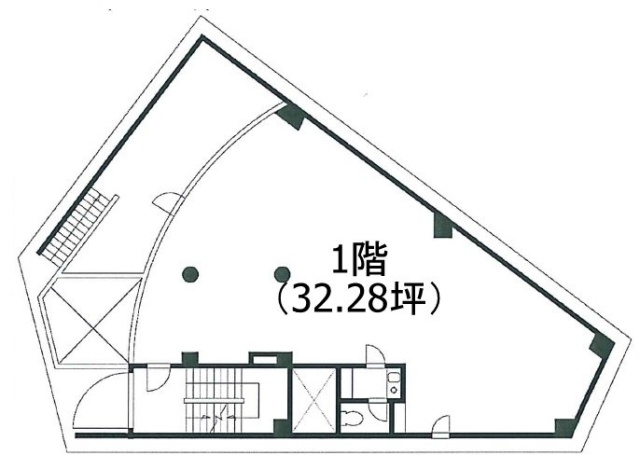 和秀ビル1F 間取り図