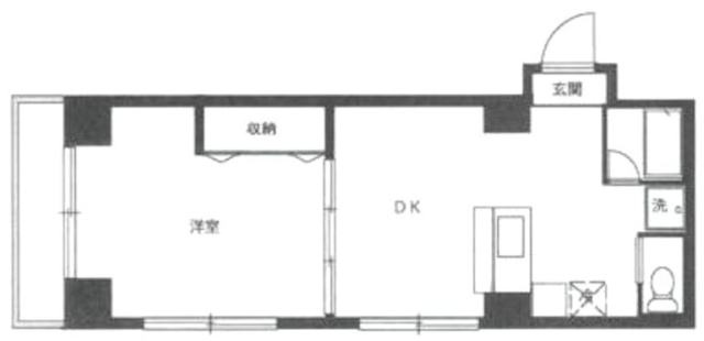 スカイプラザ笹塚901 間取り図