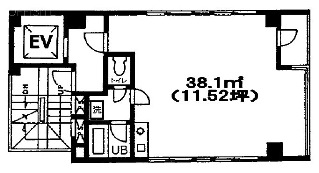 山一ビル4F 間取り図