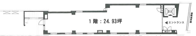 VORT麻布十番Ⅲ1F 間取り図