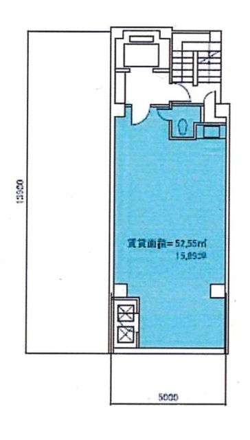 ルート西新橋ビル5F 間取り図