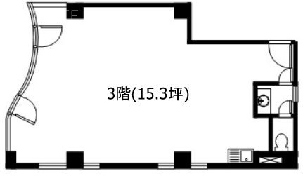 アツザワビル301 間取り図