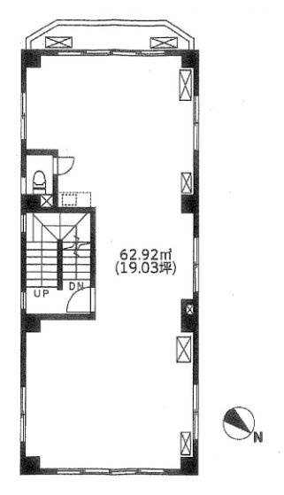 増原ビル3F 間取り図