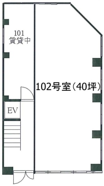 橋本ビル102 間取り図