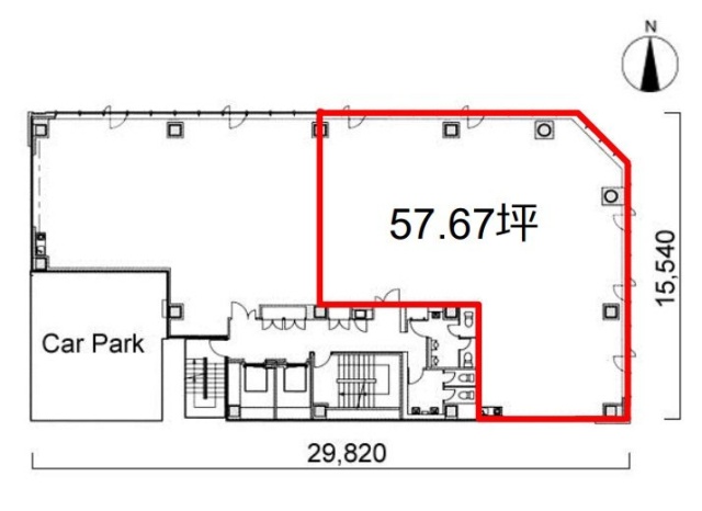 MLJ丸の内ビル3F 間取り図