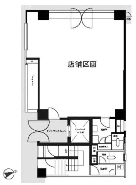 新橋新和ビル1F 間取り図