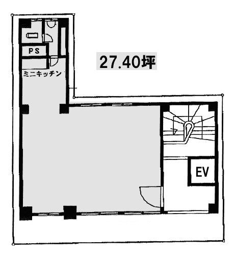 トガサキビル1F 間取り図